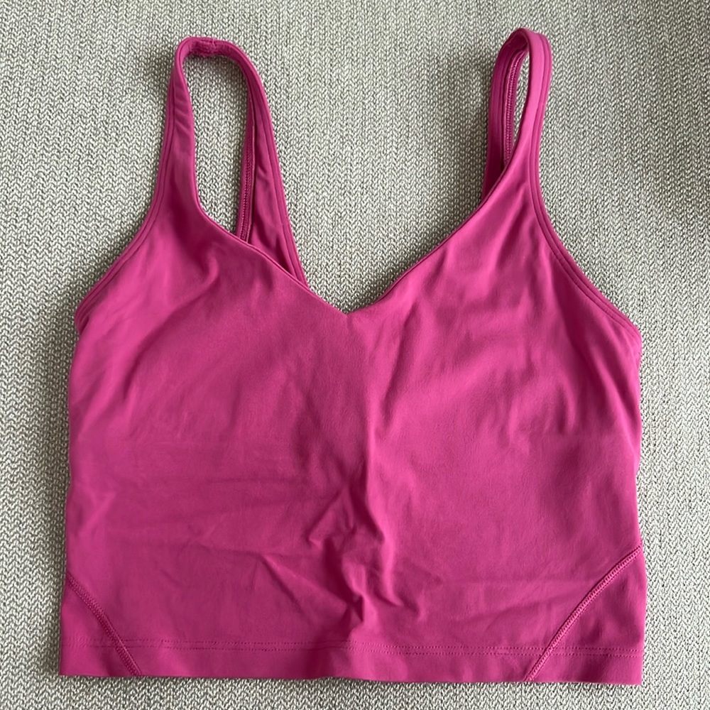 Lululemon pink align tank size 6